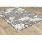 Oriental Weavers Aspen Shag Distressed 003H9 9"10" x 12"10" Gray Area Rug, , large
