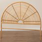 Baxton Studio Nina Queen Standalone Headboard in Light Honey, , large