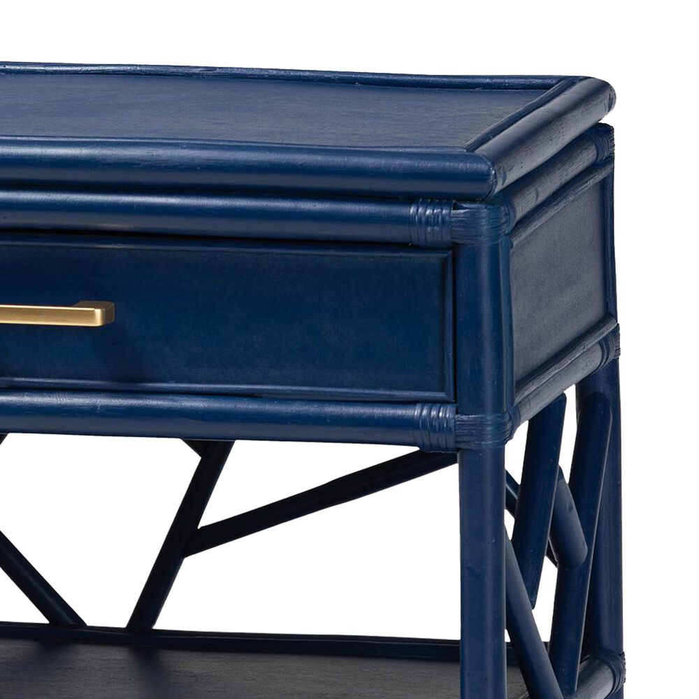 Baxton Studio Daina 1-Drawer Nightstand in Blue, , large
