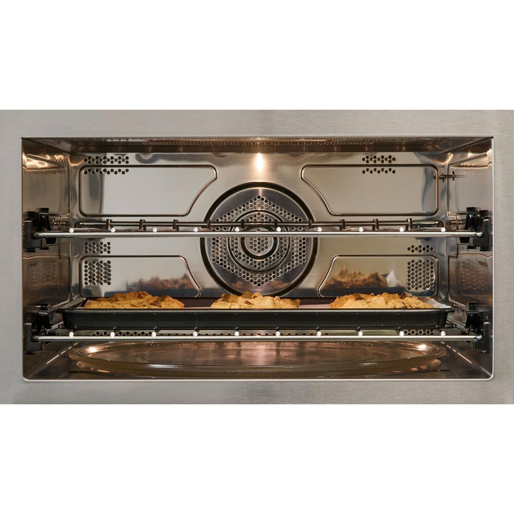 Wolf Appliances 1.6 Cu. Ft. E Series Transitional Drop-Down Door Speed Oven in Stainless Steel, , large