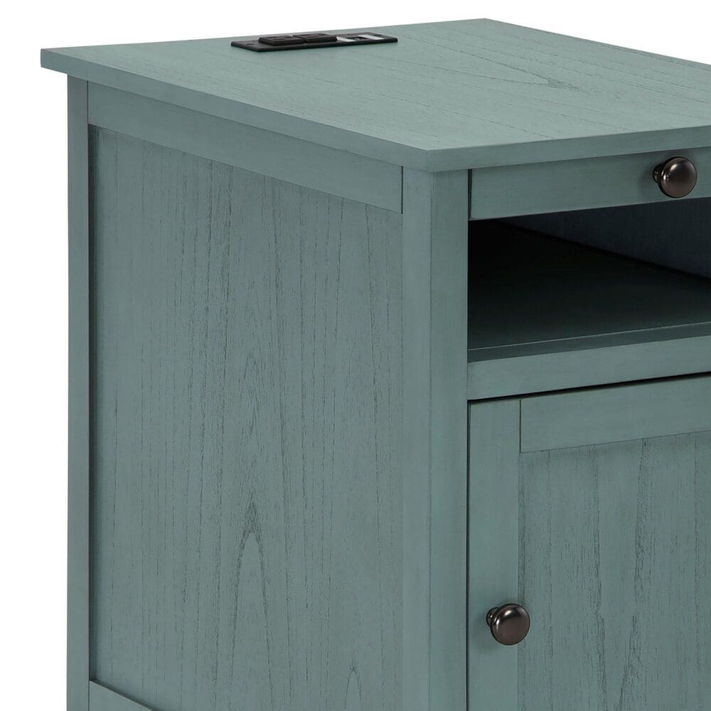Ashley Treytown Chairside End Table in Teal, , large