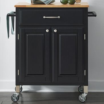 Homestyles Dolly Madison Kitchen Cart in Black, , large