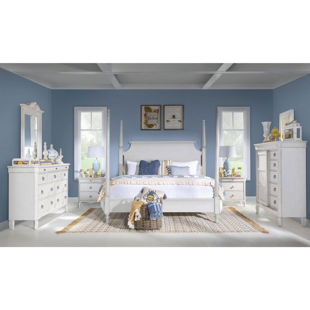Legacy Classic Vintage Market 10-Drawer Dresser in Picket Fence with AC Outlets and USB Ports, , large