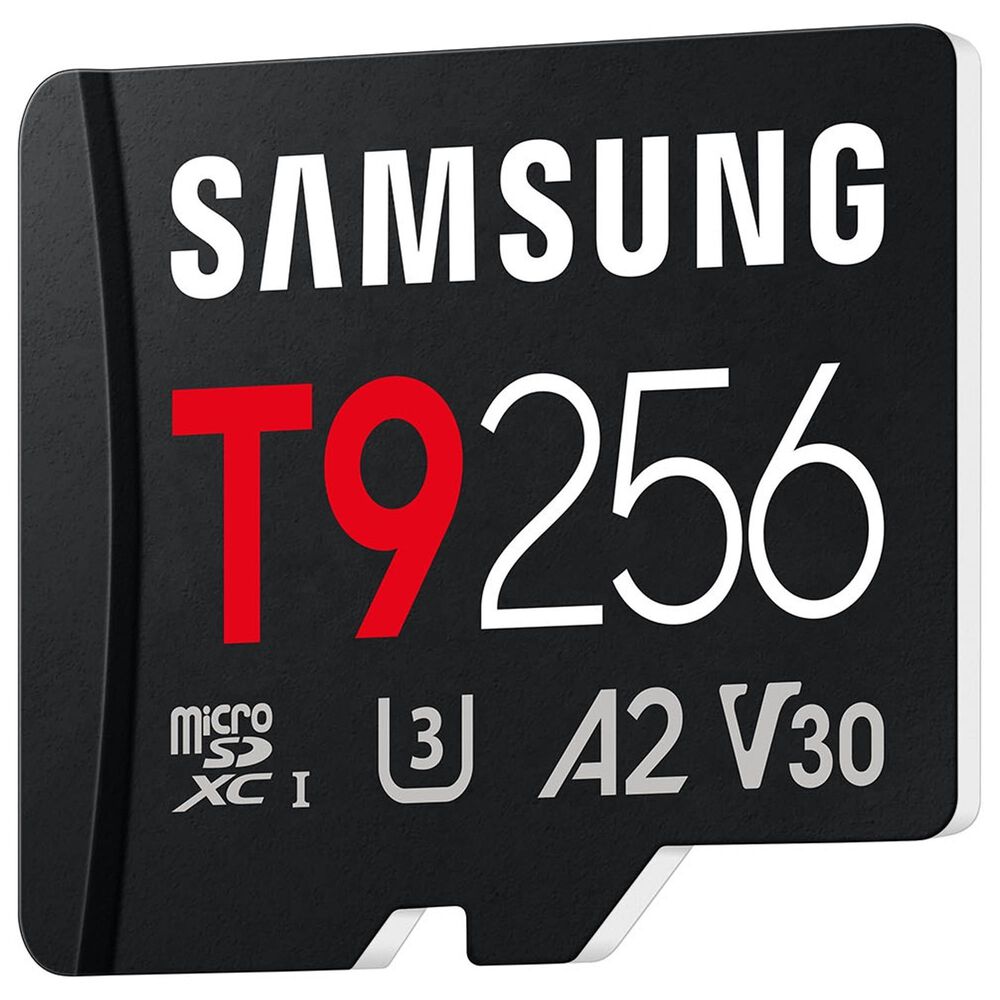 Samsung 256GB T9 UHS-I microSDXC Memory Card in Black, , large