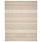 Safavieh Natura 9" x 12" Beige and Ivory Area Rug, , large