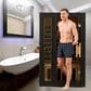 EZlife 2-Person Hemlock Sauna with Low EMF Mica Heater in Charcoal Gray, , large