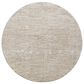 Surya Masterpiece Medium Gray, Light Gray, Cream and Ice Blue 6"7" Round Area Rug, , large
