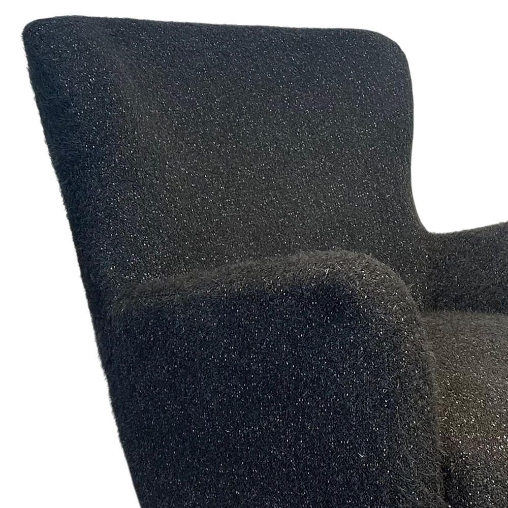Golden Wave Furniture Edison Arm Chair in Charcoal, , large