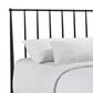 Hawthorne Furniture Transitional Queen Metal Panel Bed in Matte, , large