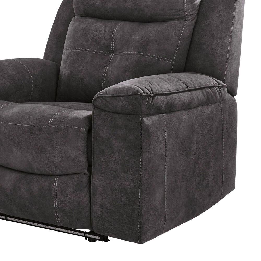 Ashley Brysonview Manual Zero Wall Recliner in Charcoal, , large