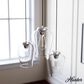 Hunter Vidria 3-Light Round Pendant Cluster in Brushed Nickel, , large