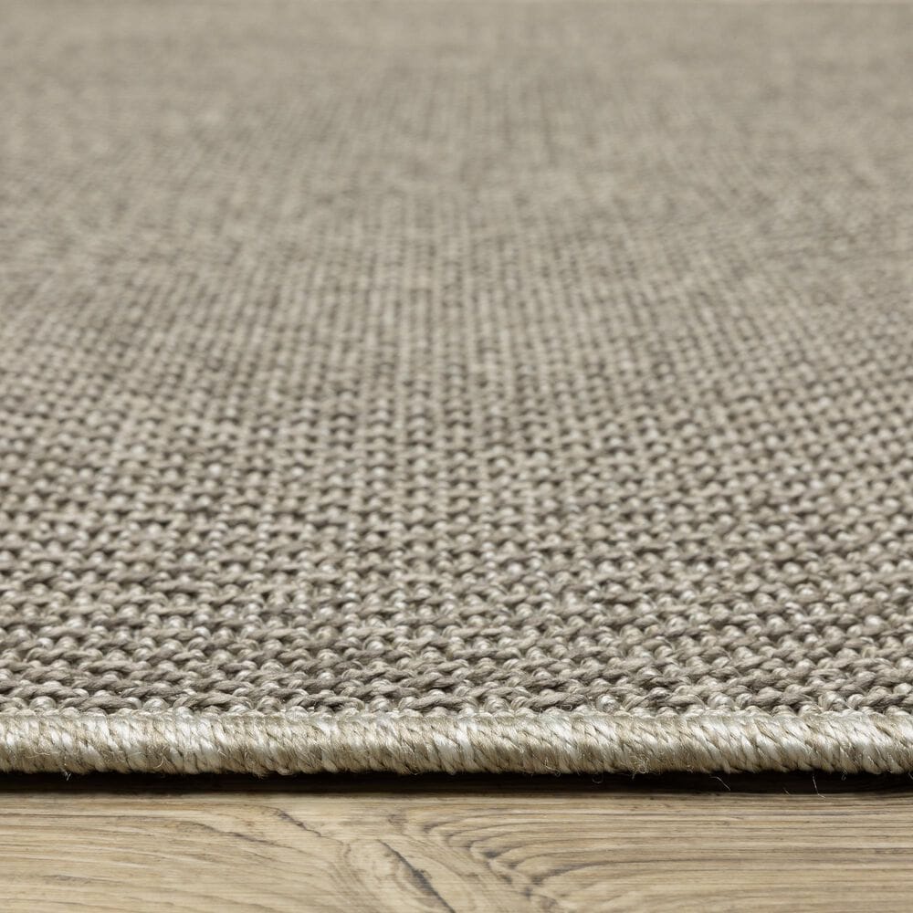 Oriental Weavers Caicos CA07A 5&#39;3&quot; x 7&#39;3&quot; Grey Area Rug, , large