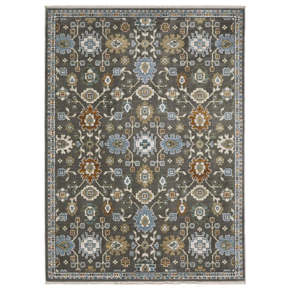 Oriental Weavers Keira Grey and Multicolor 5"3" x 7"6" Area Rug, , large