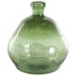 Maple and Jade Wide Spanish Bottle Neck Ombre Decorative Vase in Green, , large