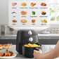 Midea 2.1 Quart Compact Air Fryer in Black, , large