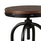 Signature Design by Ashley Valebeck Swivel Barstool in Brown/Black (Set of 2), , large