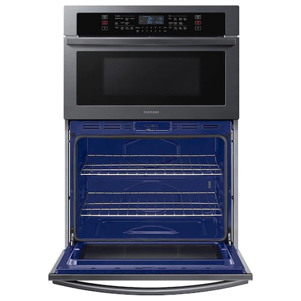 Samsung 30" Microwave Combination Wall Oven in Black Stainless Steel