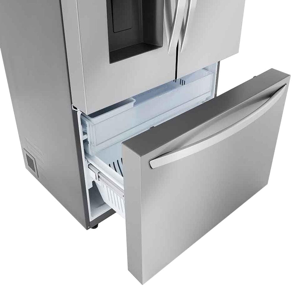 LG 26 cu. Ft 3 Door French Door, Counter Depth, Printproof Stainless Steel, , large