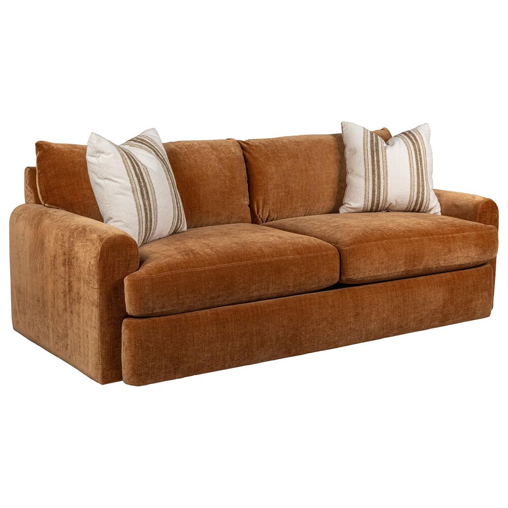 Jonathan Louis Lincoln Stationary Sofa in Andrew Cognac, , large