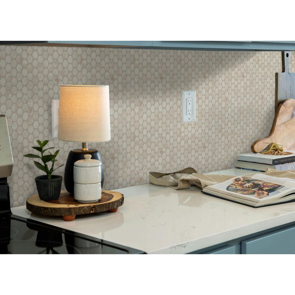 Shaw Embrace Sand Wash 10.63" x 11.88" Glass Mosaic Sheet, , large