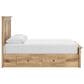 Ashley Makidern 2-Piece Queen Storage Bedroom Set with Four Drawers in Natural Brown, , large