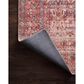 Loloi Loren LQ-05 2"6" x 7"6" Eggplant and Crimson Runner, , large