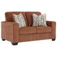 Ashley Aviemore Stationary Sofa and Loveseat Set in Spice, , large
