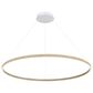 Golden Lighting Veritas 71" 1-Light Chandelier in Walnut, , large