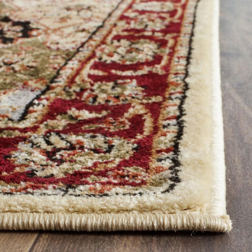 Safavieh Lyndhurst  2&#39;3&quot; x 12&#39; Multicolor and Red Runner, , large