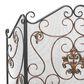 Maple and Jade 47" x 30" Fireplace Screen in Black, , large