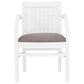 Linon Home Decor Samantha Woven Arm Chair in White, , large