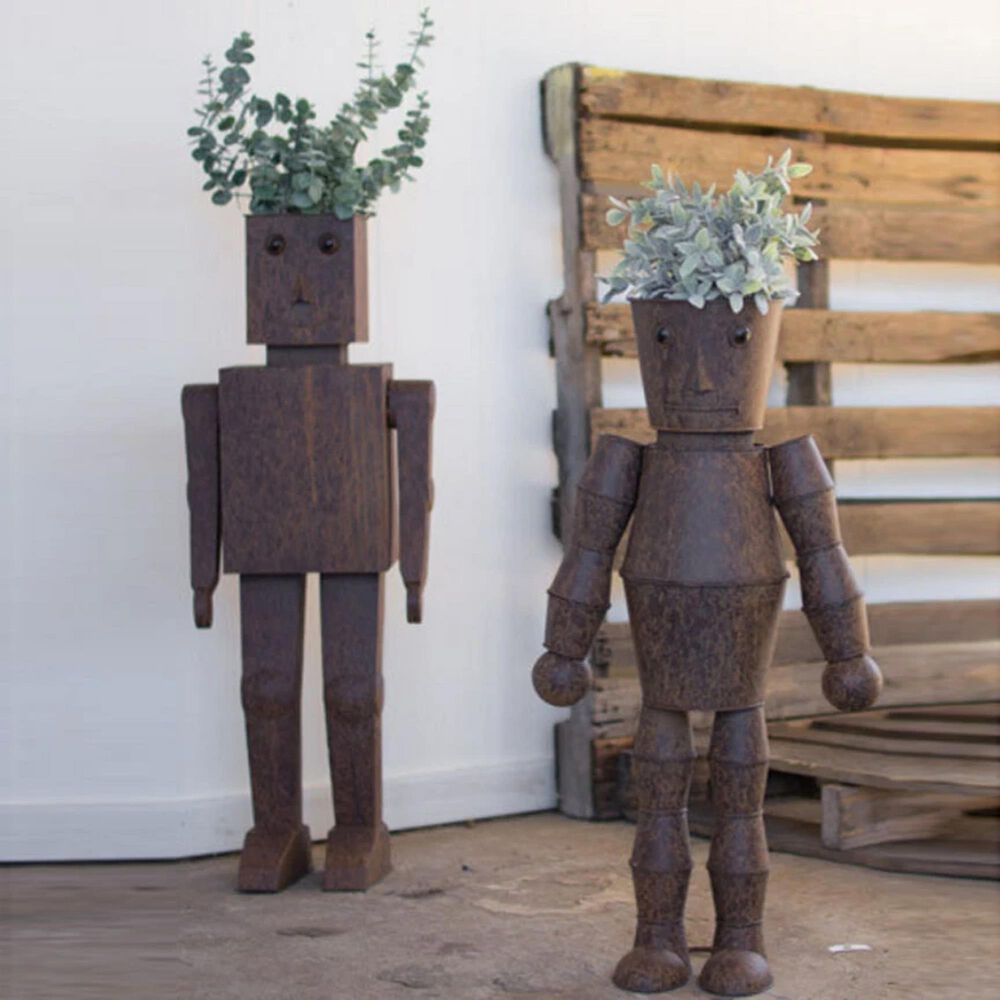 Kalalou Robot Planters (Set of 2), , large