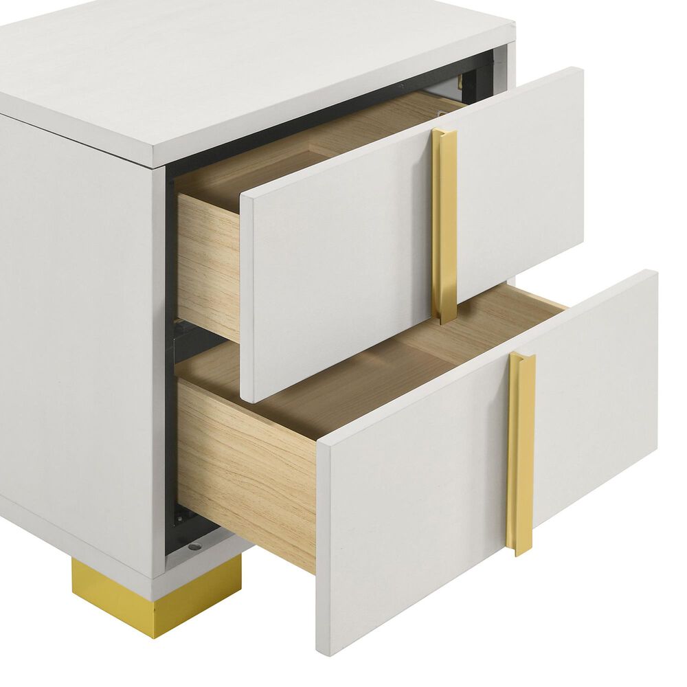 Pacific Landing Marceline 5-Piece Queen Bed Set in White, , large