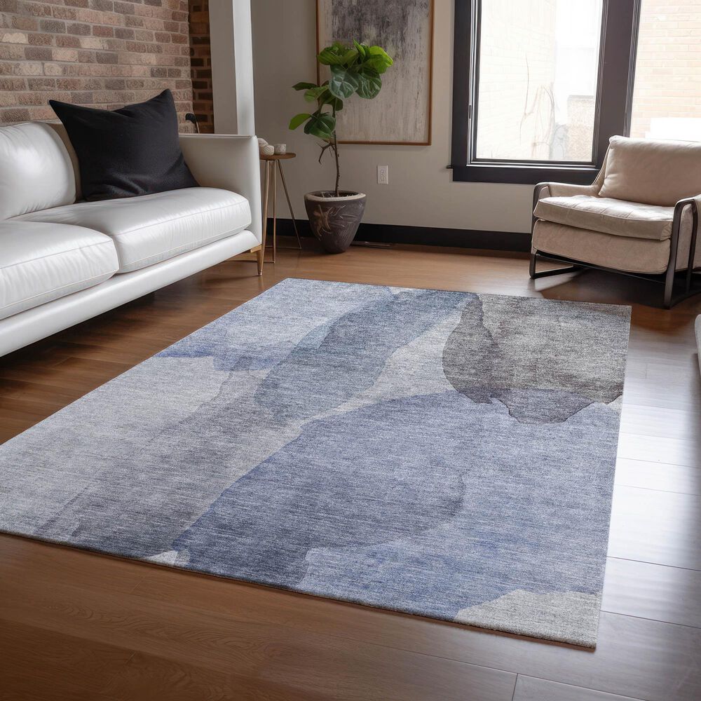 Dalyn Rug Company Ravenna RN12 8&#39; x 10&#39; Blue Area Rug, , large
