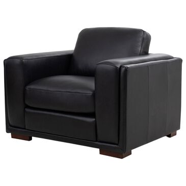 Italiano Furniture Luca Accent Chair in Black, , large