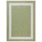 Loloi Easton Green and Ivory 6"7" x 9"4" Indoor/Outdoor Area Rug, , large