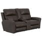 Catnapper Fredda Power Reclining Console Loveseat with Power Headrests in Coffee, , large