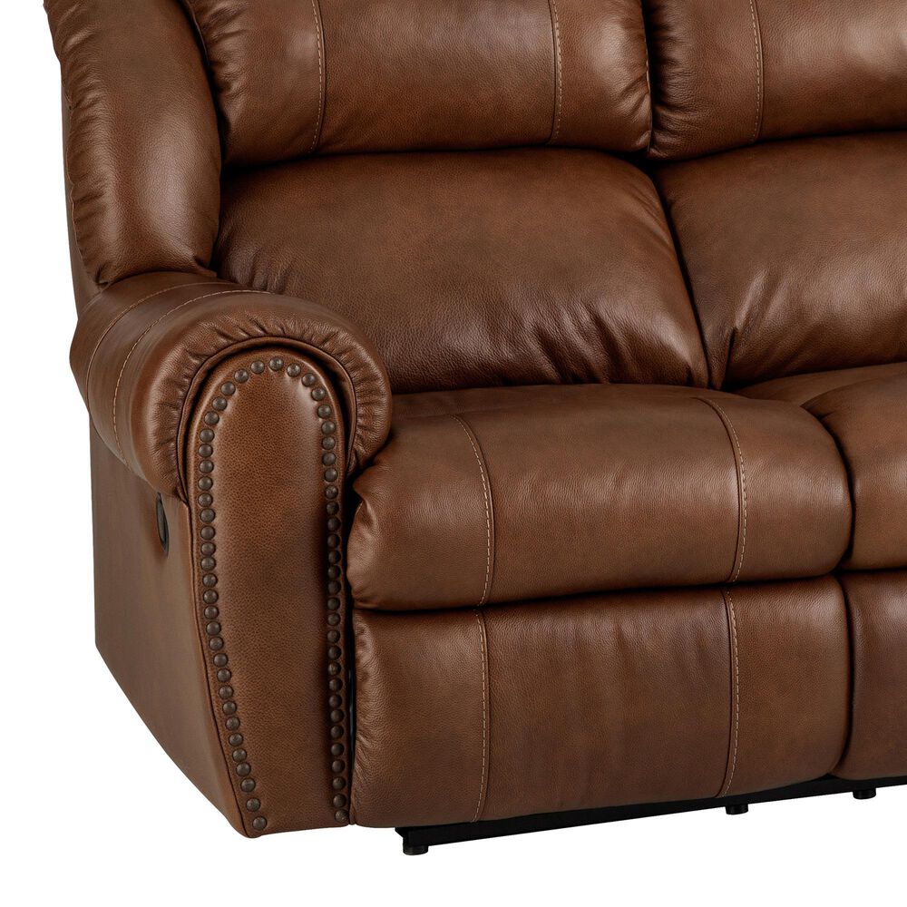 HomeStretch Laredo Power Sofa in Stetson Cognac, , large