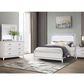 Global Furniture USA Lily 2-Drawer Nightstand in White and Glitter, , large