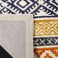 Safavieh Micro-Loop 2"3" x 7" Ivory and Rust Runner, , large