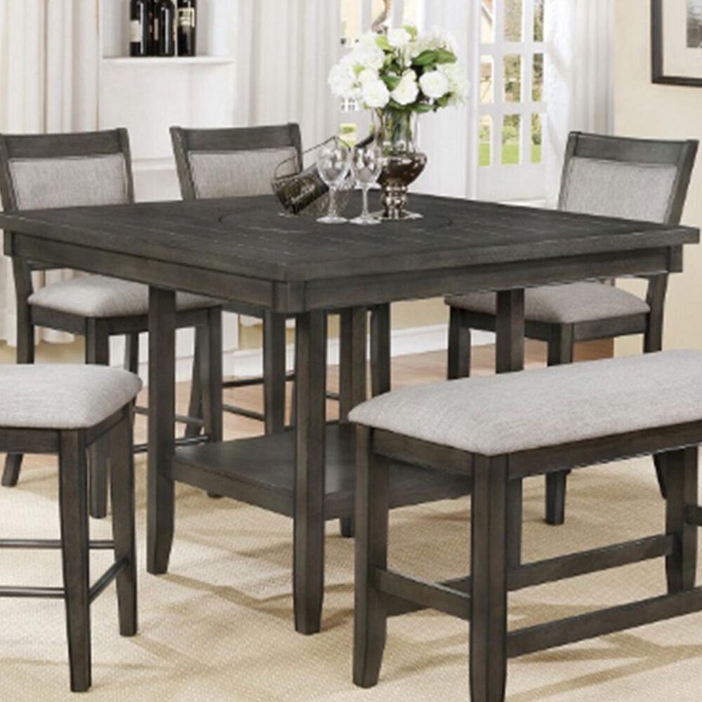 Claremont Fulton Counter Height Dining Table in Gray Table Only