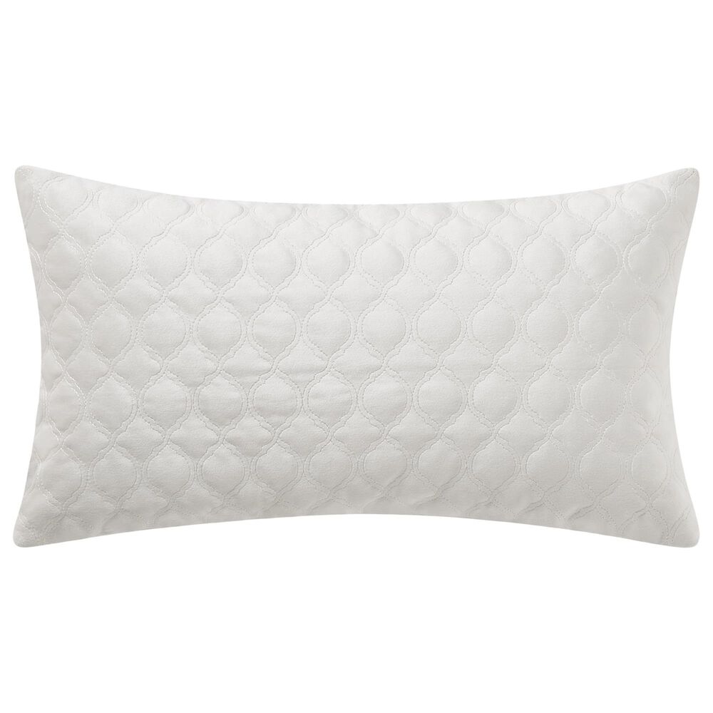 BCP Home Waterford Maritana 11" x 20" Decorative Pillow in Ivory, , large