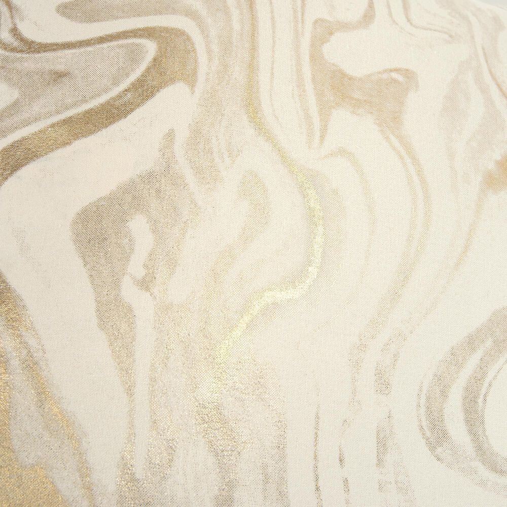 Rizzy Home Abstract 20&quot; Down Filled Pillow in Ivory/Gold, , large