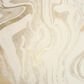 Rizzy Home Abstract 20" Down Filled Pillow in Ivory/Gold, , large
