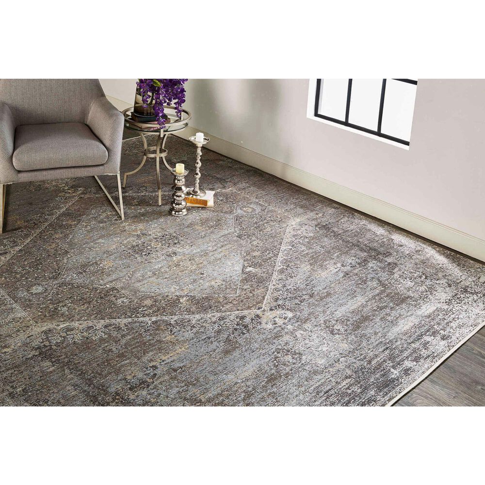 Feizy Sarrant 5&#39; x 7&#39;2&quot; Smoke Area Rug, , large
