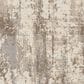 Feizy Parker 5" x 7"6" Silver and Beige Area Rug, , large