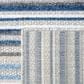 Safavieh Cabana CBN323F 3" x 5" Grey and Blue Indoor/Outdoor Area Performance Rug, , large