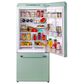 Unique Appliances Classic Retro 18 Cu. Ft Bottom Freezer Refrigerator in Summer Mint Green, , large