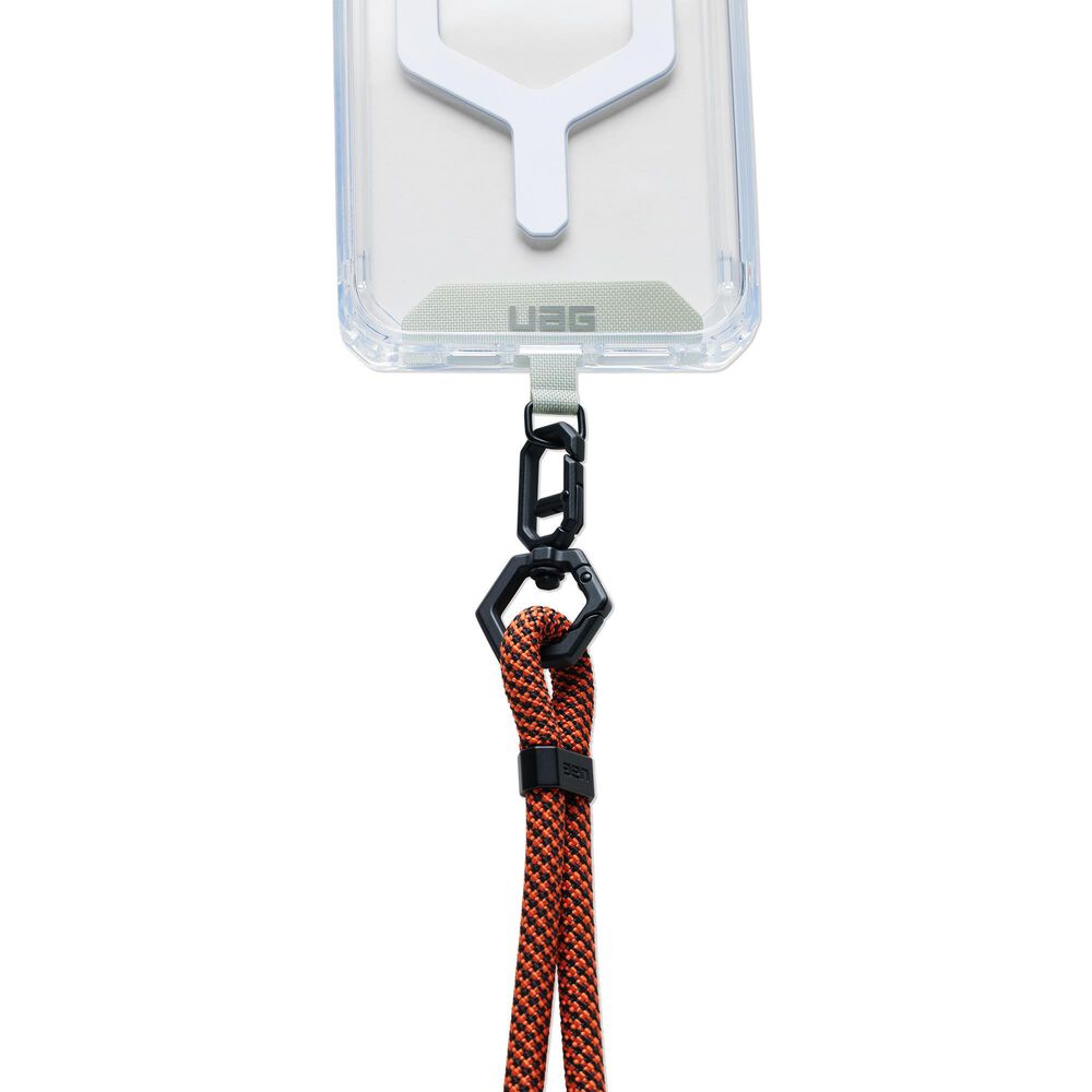UAG Civilian Crossbody Slim Lanyard in Rust and Black, , large