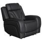 Interlochen Power Recliner with Power Headrest in Blanca Jet Black, , large